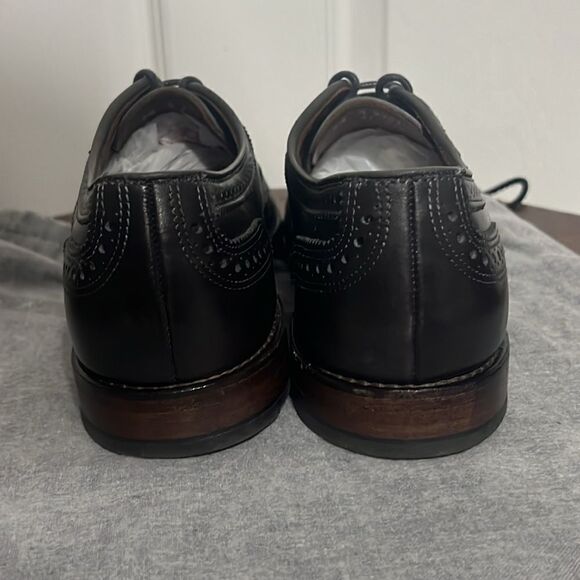 🔥🔥 ALLEN EDMONDS "Strand" Cap-Toe Oxford Dress Shoes Size 9.5 B - Carbon Gray - Picture 7 of 16